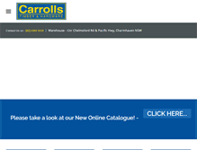 Tablet Screenshot of carrollstimber.com.au